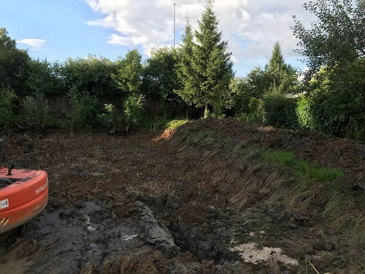 Восстановление пожарного пруда в Ступинском районе